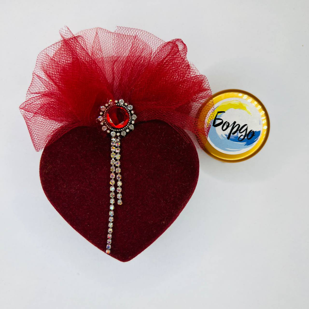 Бархатный флок пудра 50 гр, цвет Бордо