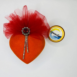 Бархатный флок пудра 50 гр, цвет Оранжевый