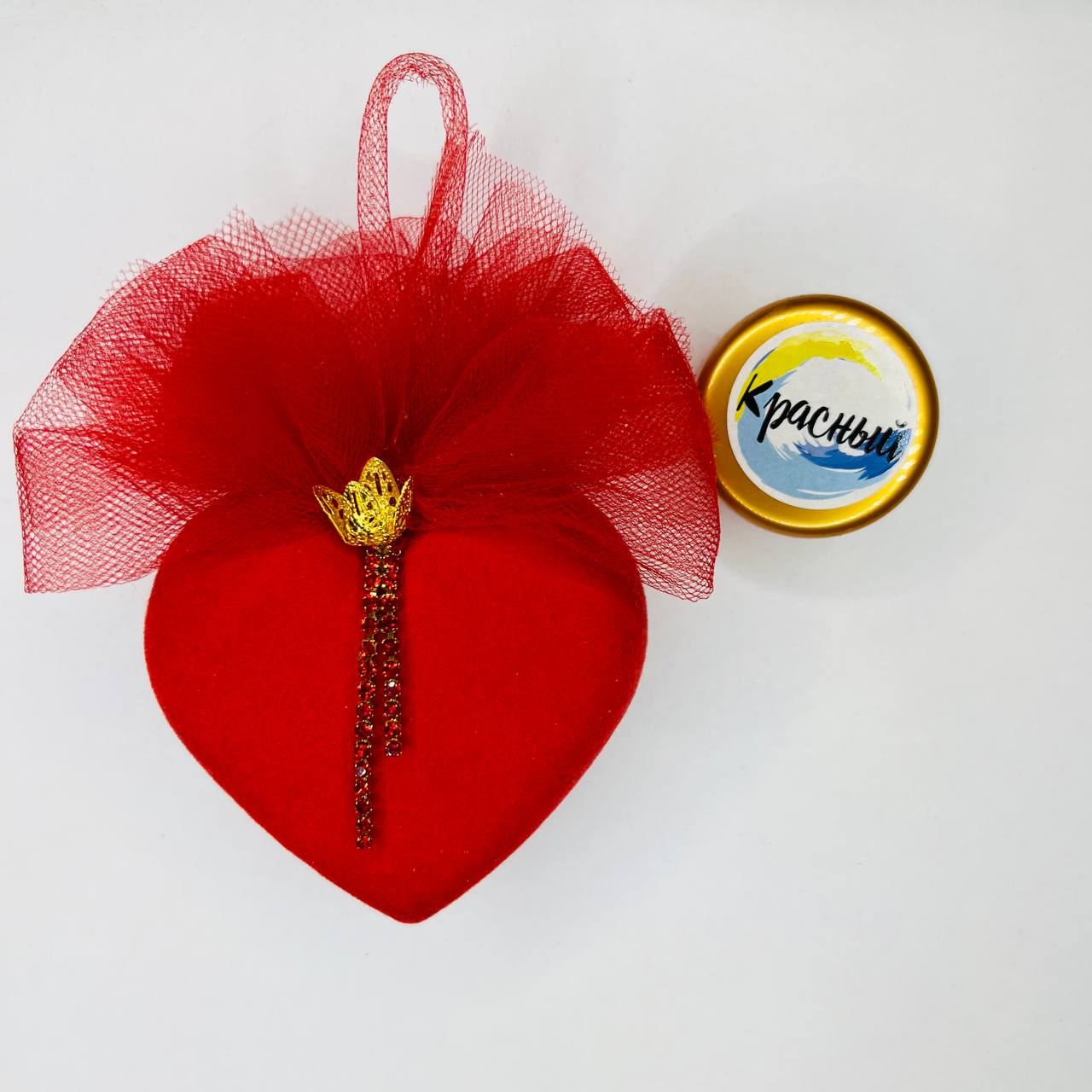 Бархатный флок пудра 50 гр, цвет Красный