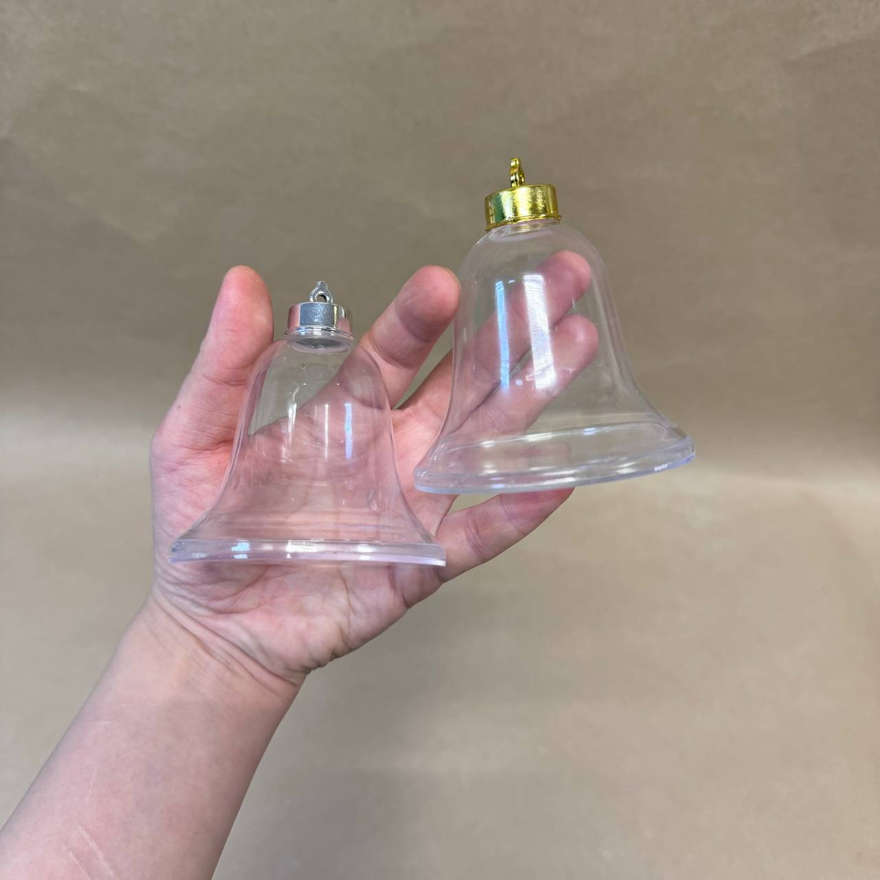 Заготовка Колокольчик пластиковый с разъемным дном 7 х 7,5 см