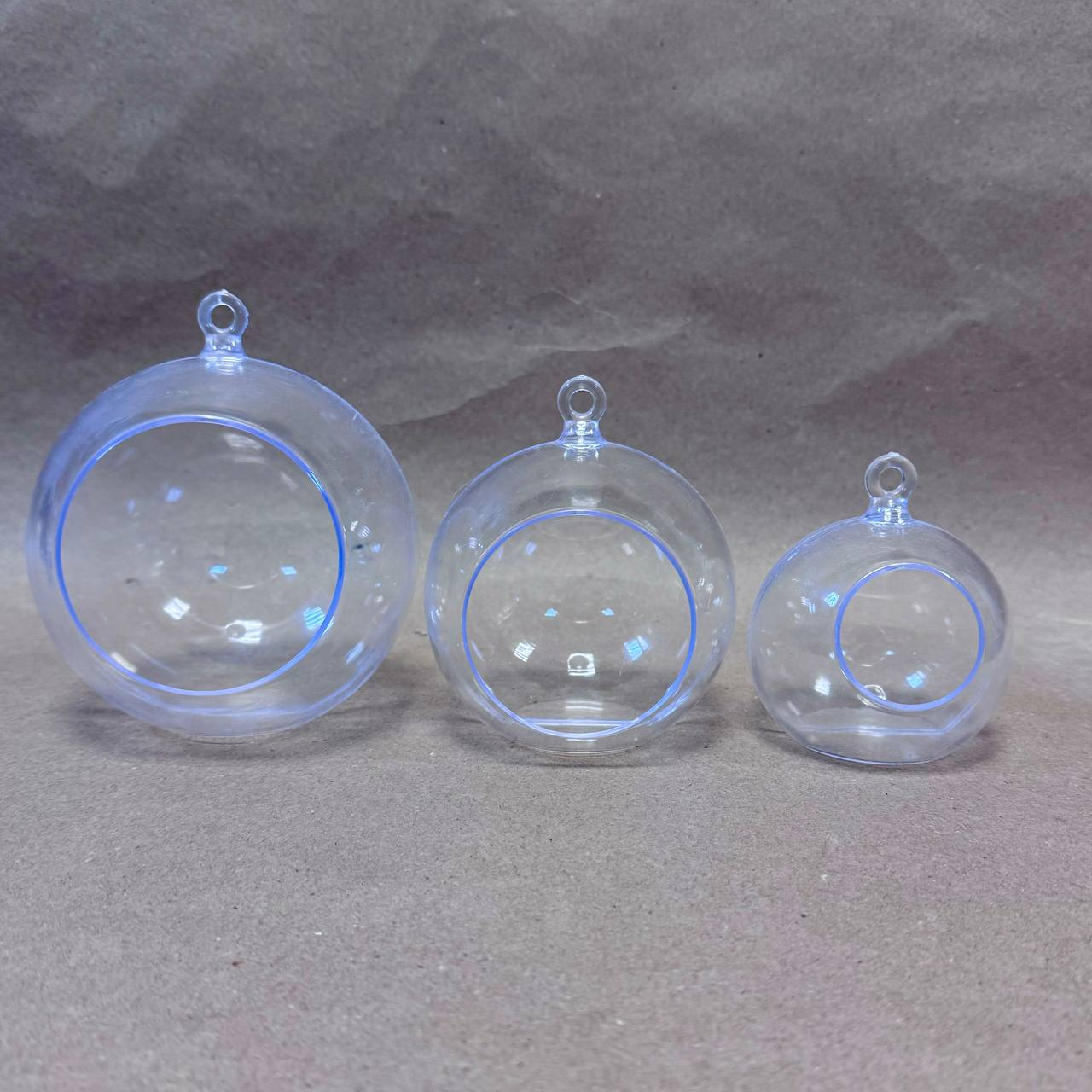 Заготовка Шар с отверстием пластиковый разъемный