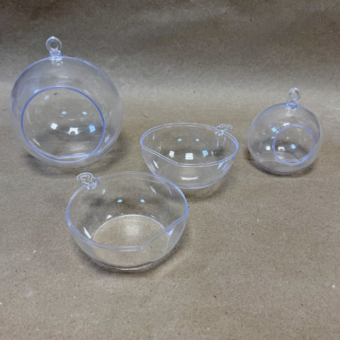 Заготовка Шар с отверстием пластиковый разъемный