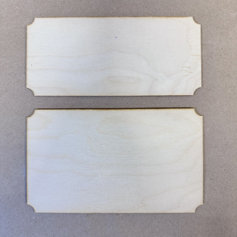 Накладка Прямоугольник фанера 4 мм