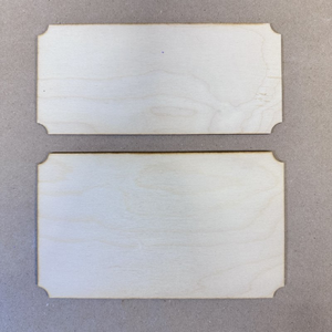 Накладка Прямоугольник фанера 4 мм