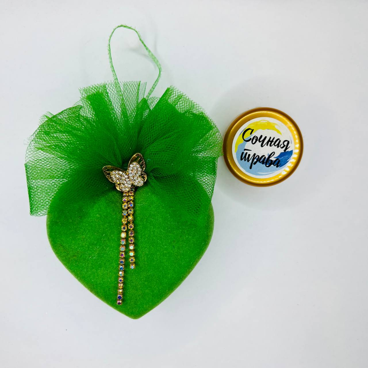 Бархатный флок пудра 50 гр, цвет Сочная трава