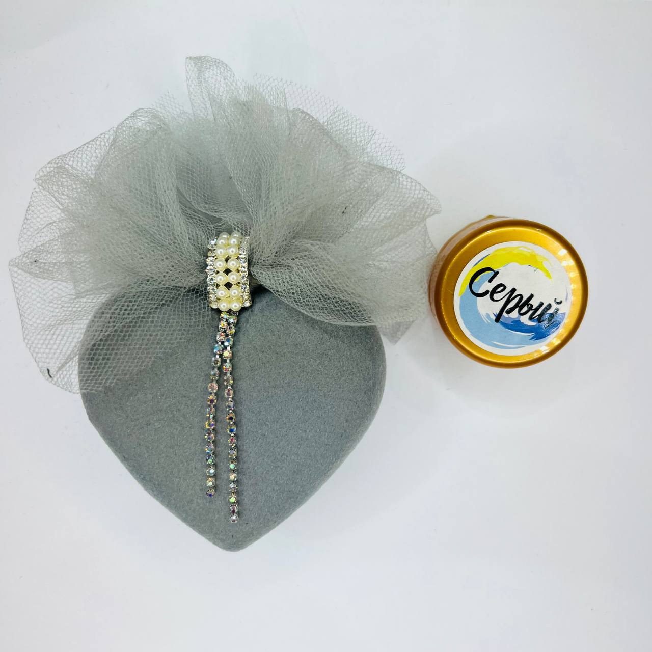 Бархатный флок пудра 50 гр, цвет Серый