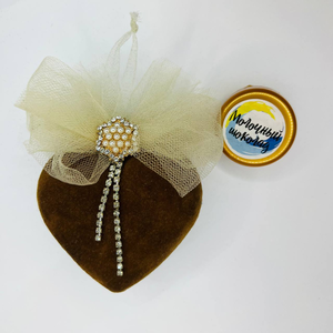 Бархатный флок пудра 50 гр, цвет Молочный шоколад