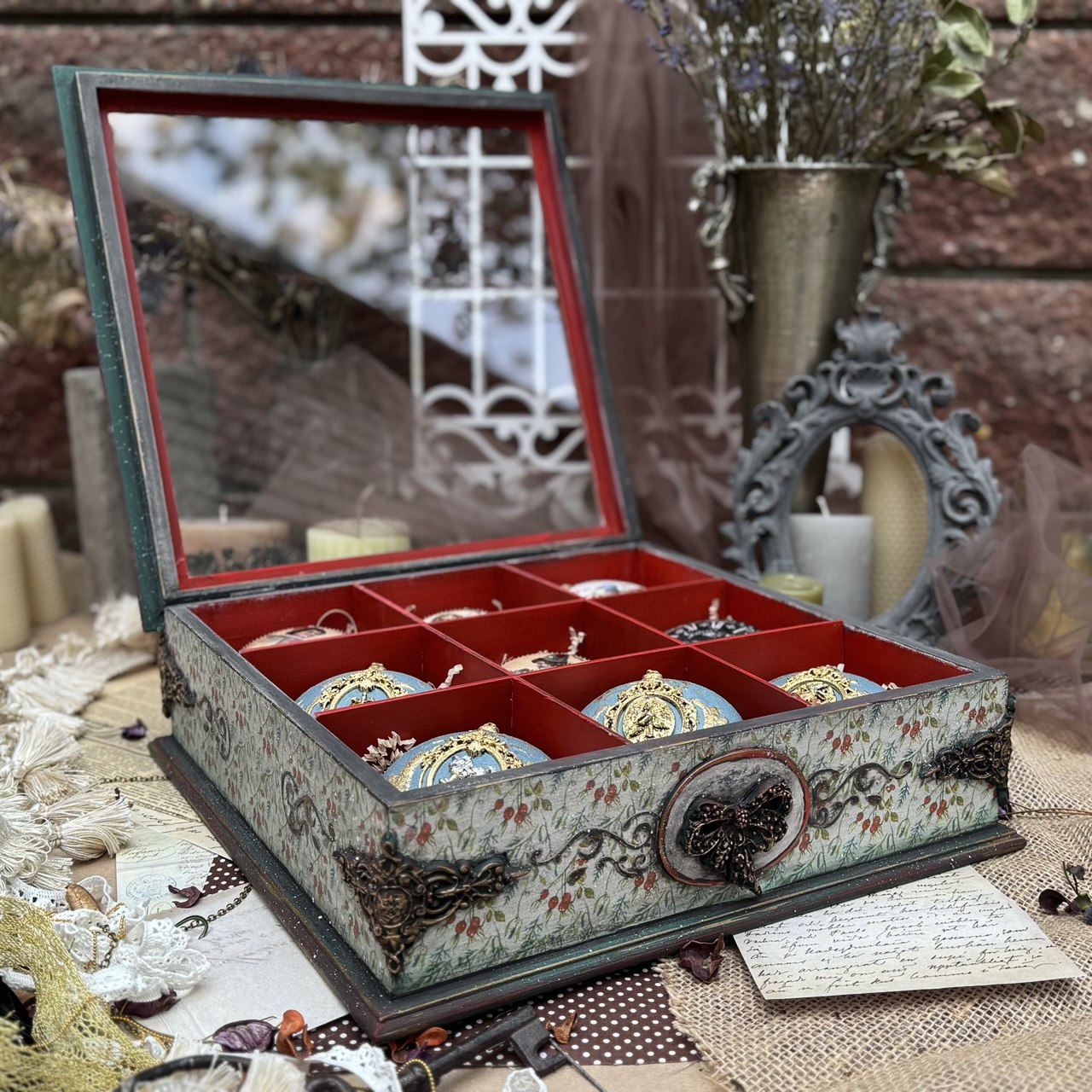 Набор для создания авторского Новогоднего короба на 9 отделений