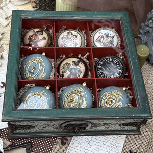 Набор для создания авторских Новогодних игрушек 9 штук