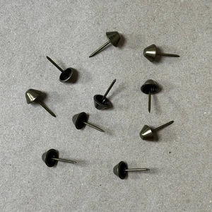 Гвоздь №6 металлический 23 х 11 мм с декоративной шляпкой 10шт/упак