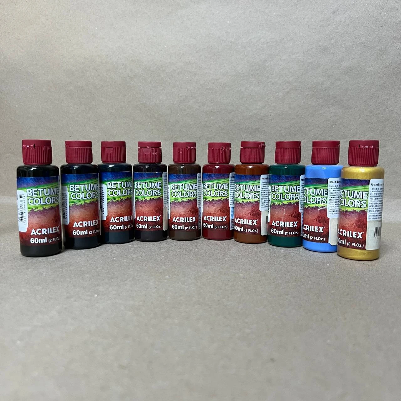 Краска битумная ACRILEX 60 мл