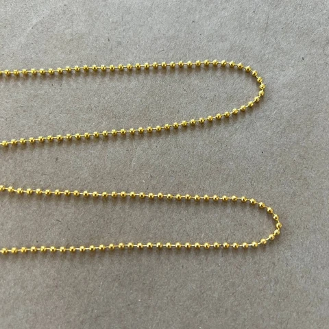 Цепочка шариковая металлическая