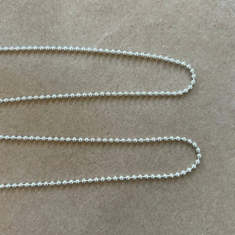 Цепочка шариковая металлическая