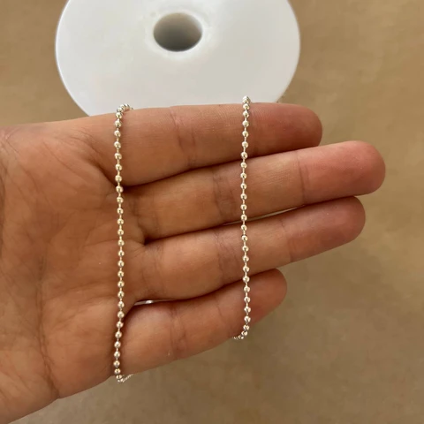 Цепочка шариковая металлическая