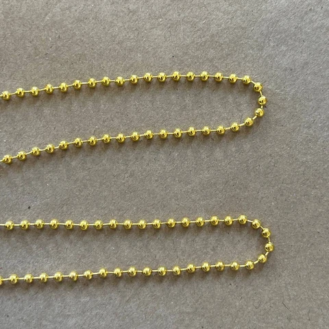 Цепочка шариковая металлическая