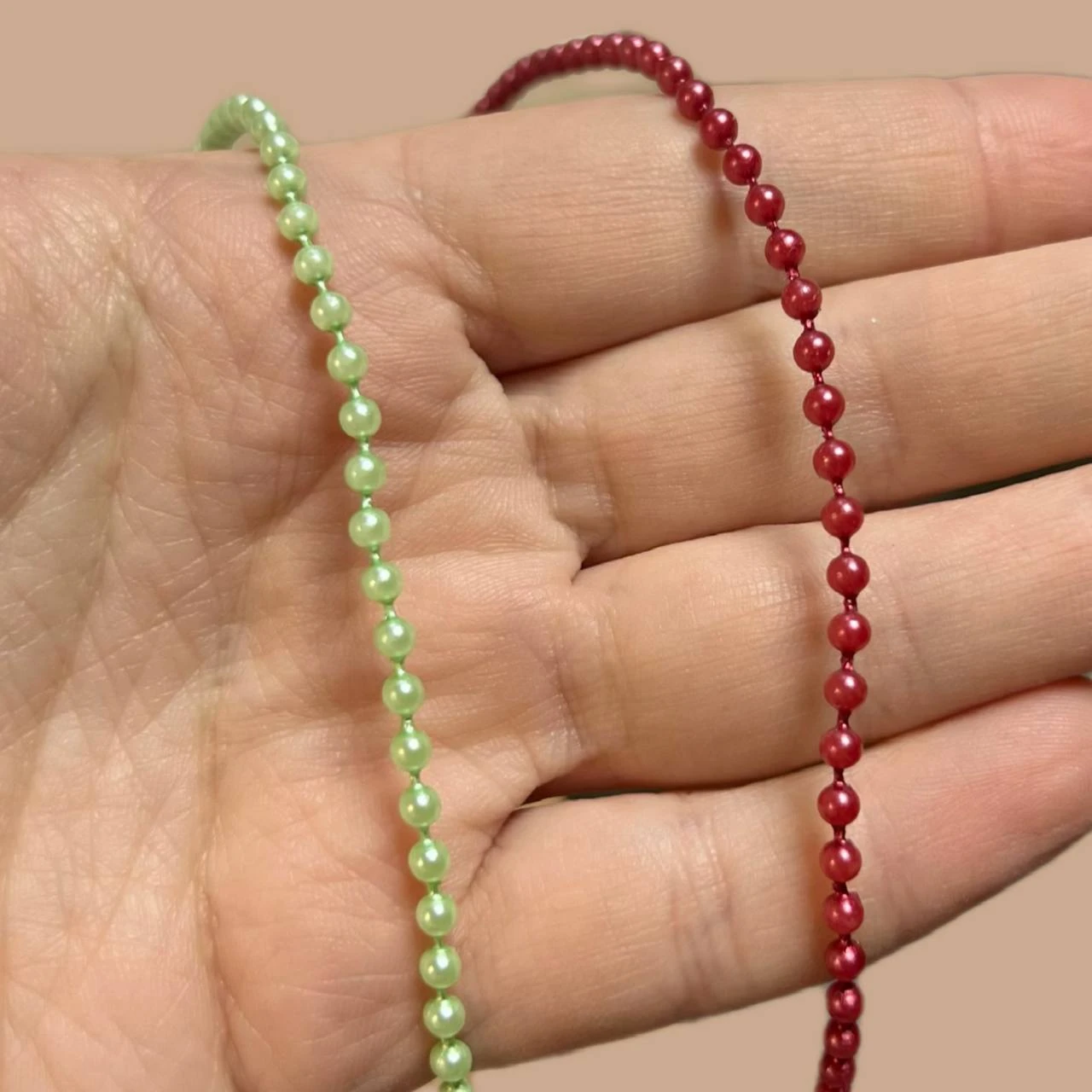 Цепочка шариковая пластиковая 3,2 мм