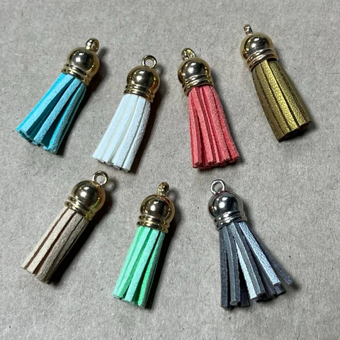 Кисть мини с креплением 2,5 см (замша)