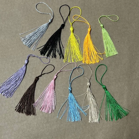 Набор декоративных кистей 8 см 5шт/упак