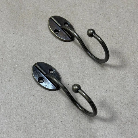 Крючок №5 металлический 9 х 5 см 2шт/упак