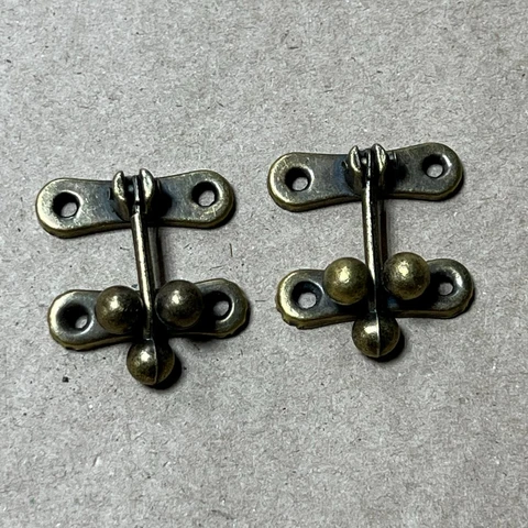 Замок №18 металлический 3 х 2,5 см 2шт/упак