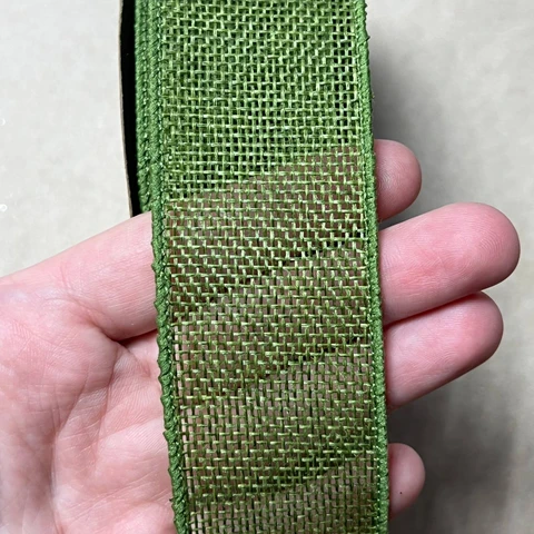 Лента-сетка декоративная 1 см с проволокой