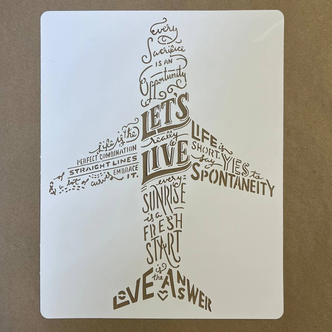 Трафарет КС1 36,5 х 29 см