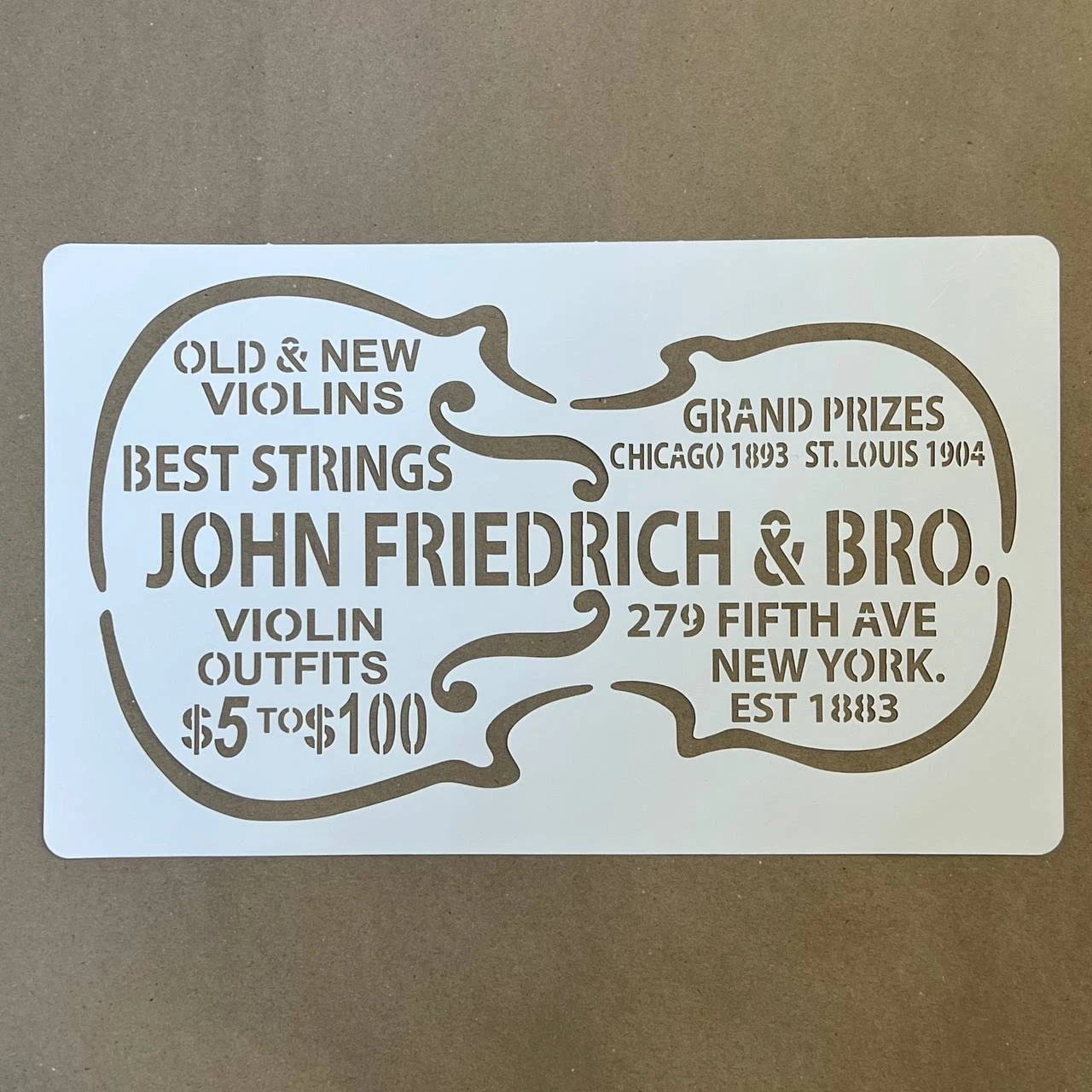 Трафарет КС6 38 х 23 см