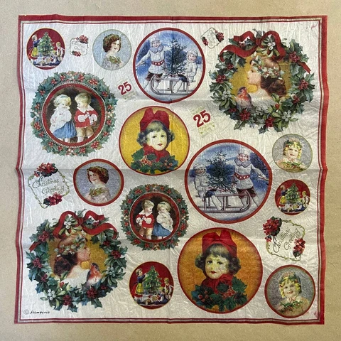 Рисовая бумага для декупажа 50х50 см