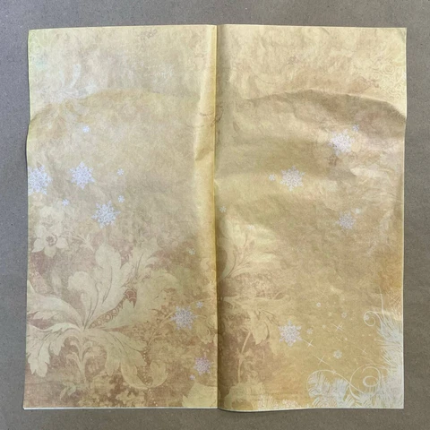 Карта для декупажа 35х70 см «Морозные узоры»