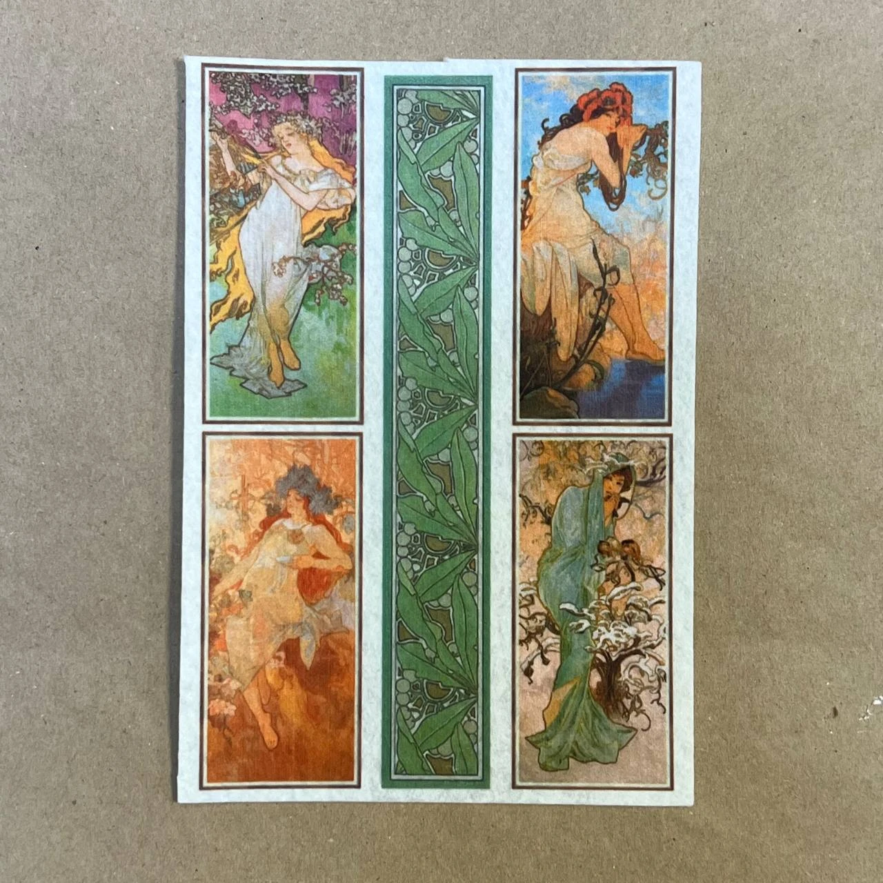 Войлочное полотно с рисунком 14,8 х 21 см