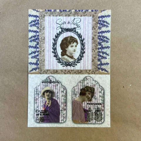 Войлочное полотно с рисунком 14,8 х 21 см