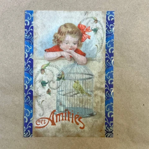 Войлочное полотно с рисунком 14,8 х 21 см