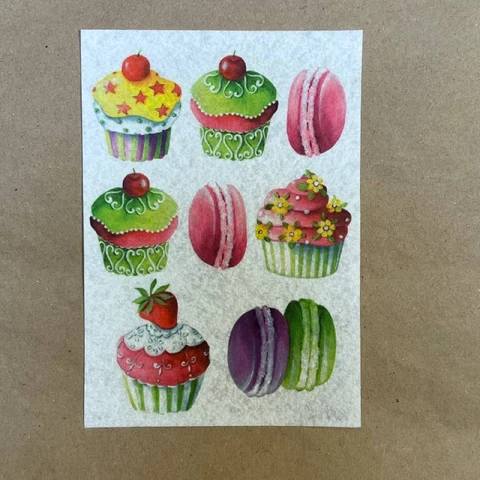 Войлочное полотно с рисунком 14,8 х 21 см