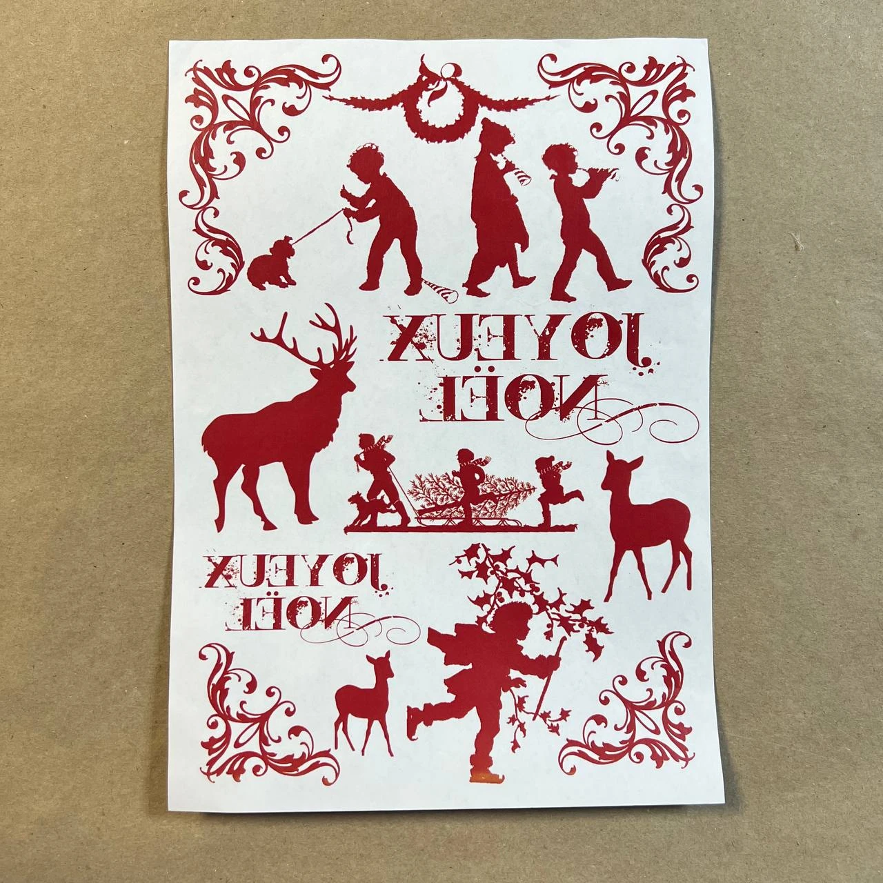 Распечатка КБ1 29,5 х 21 см для вживления