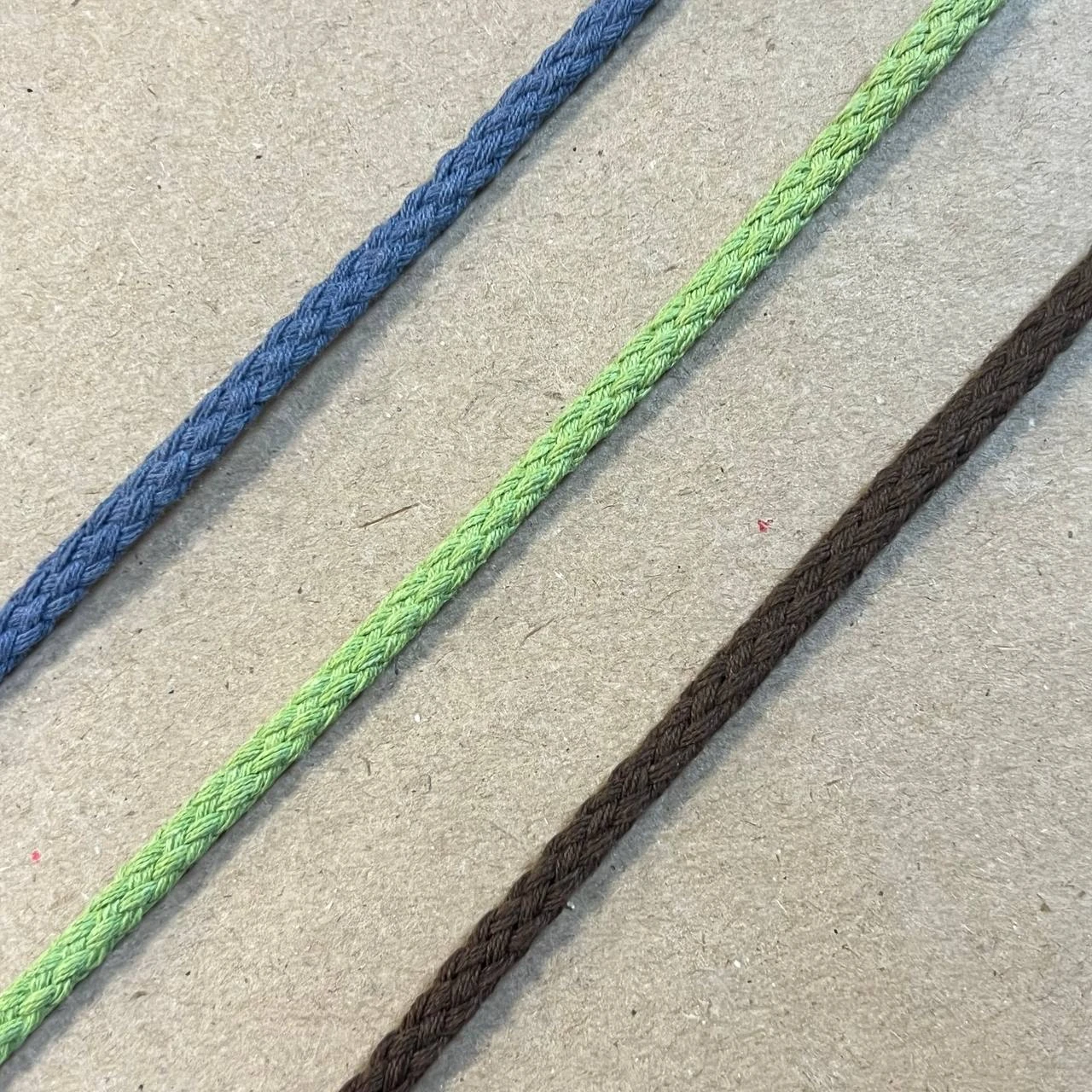 Шнур хлопковый плетёный 0,4 см