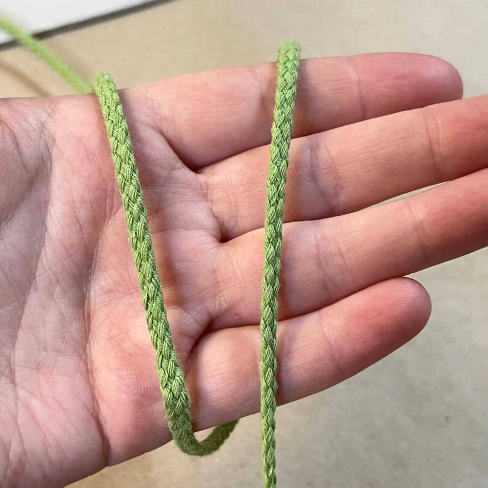 Шнур хлопковый плетёный 0,4 см