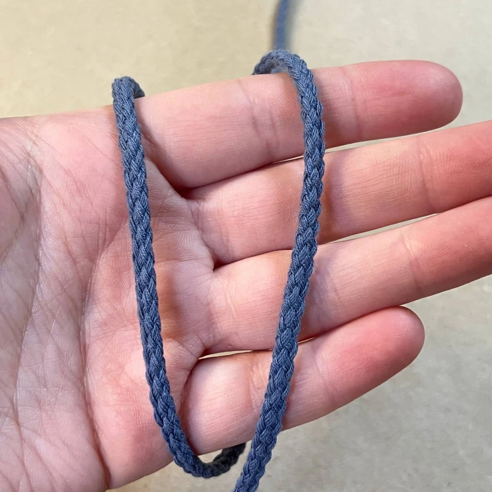 Шнур хлопковый плетёный 0,4 см