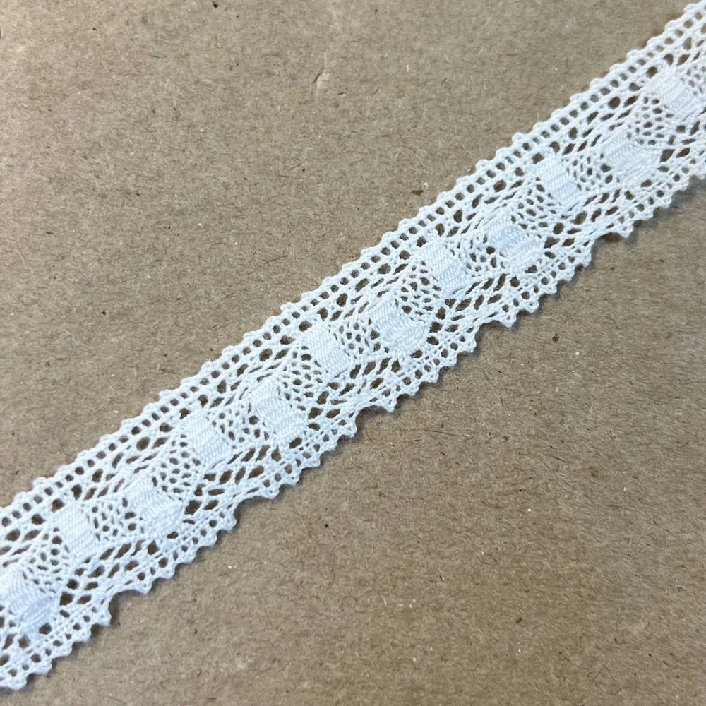 Кружево хлопковое бордюрное