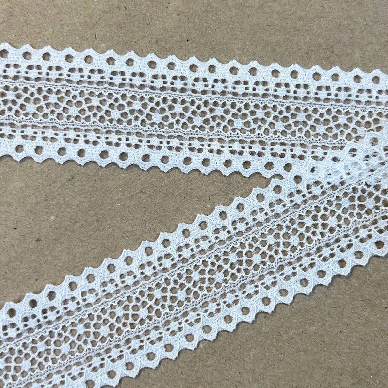 Кружево стрейч 3 см белое