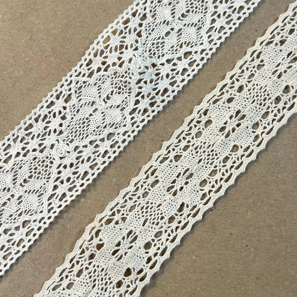 Кружево хлопковое 4 - 5 см