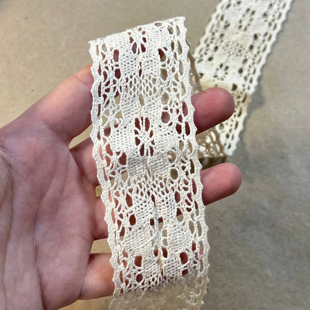 Кружево хлопковое 4 - 5 см