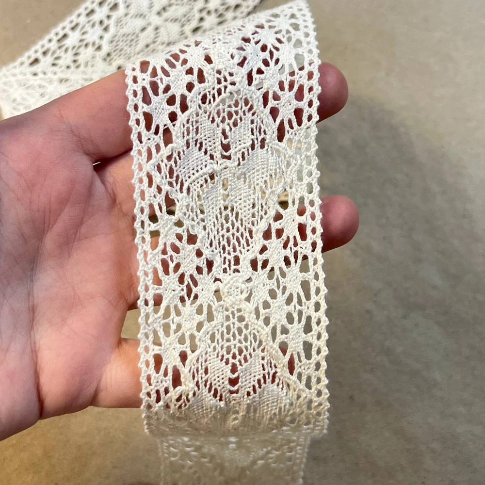 Кружево хлопковое 4 - 5 см