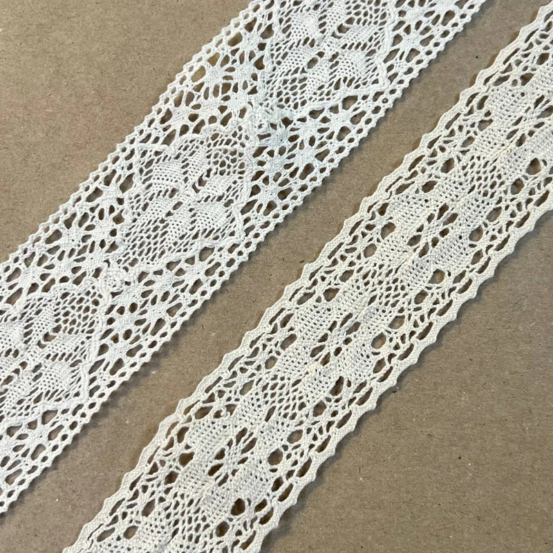 Кружево хлопковое 4 - 5 см