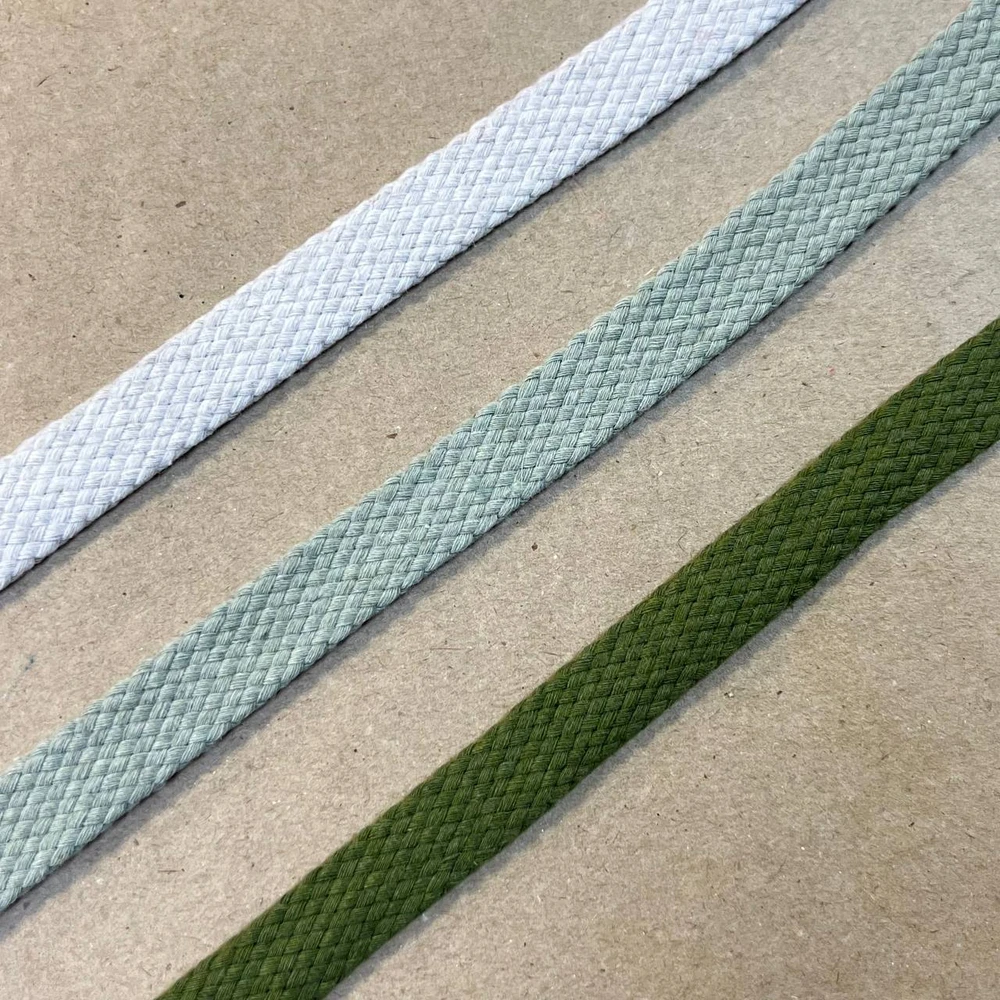 Шнур хлопковый плетёный полый 1,5 см