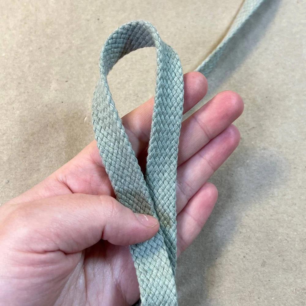 Шнур хлопковый плетёный полый 1,5 см