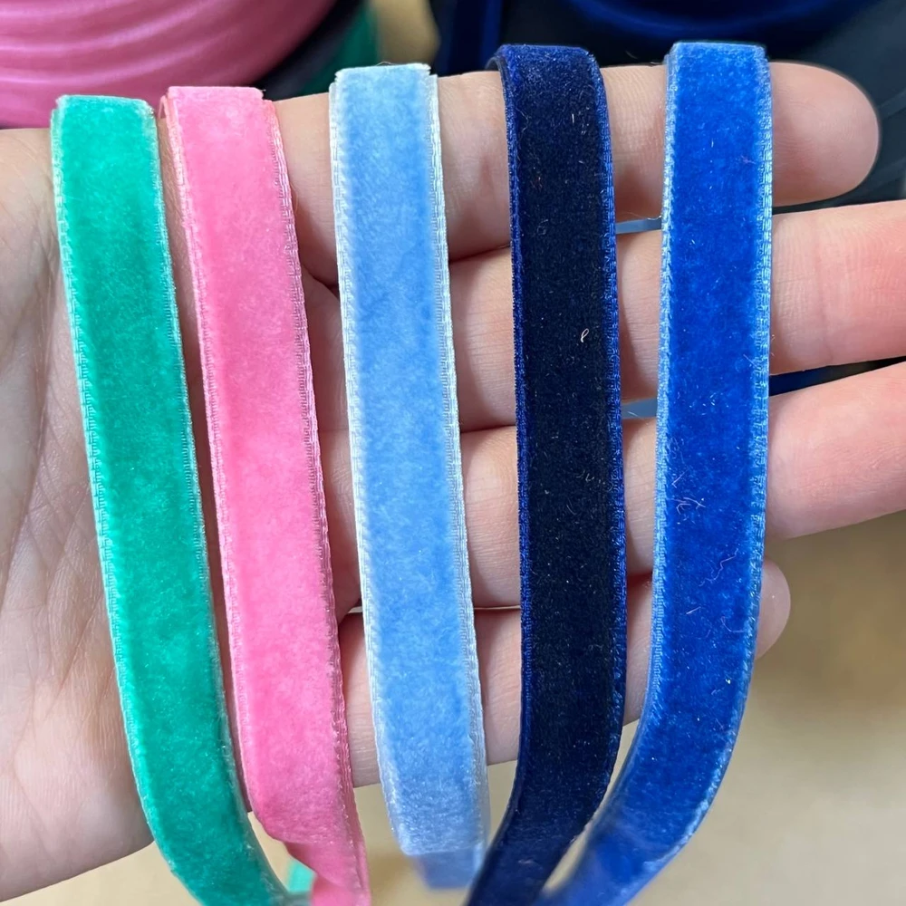 Лента бархатная 1 см Пушистая