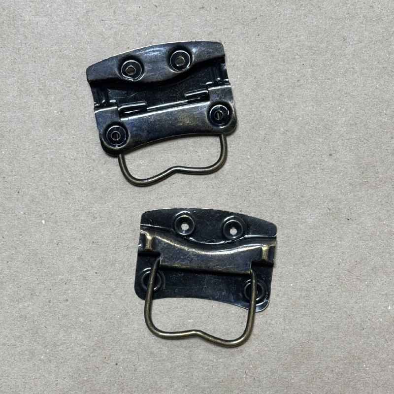 Ручка №1 металлическая 4 х 6,2 см 2шт/упак