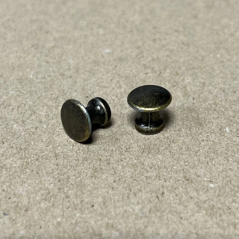 Ручка №4 металлическая 1 х 1 см 2шт/упак