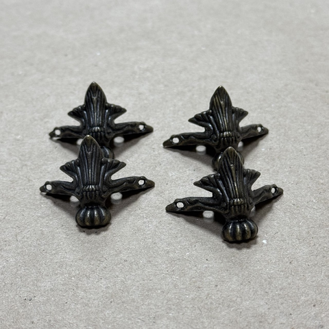 Ножки №1 металлические 3 х 3 см 4шт/упак