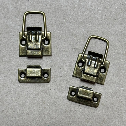 Замок №3 металлический 3,5 х 3 см 2шт/упак